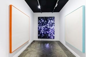 Sarah Crowner and Angela Bulloch, <a href='/art-galleries/simon-lee-gallery/' target='_blank'>Simon Lee Gallery</a>, Art Basel in Hong Kong (29–31 March 2019). Courtesy Ocula. Photo: Charles Roussel.